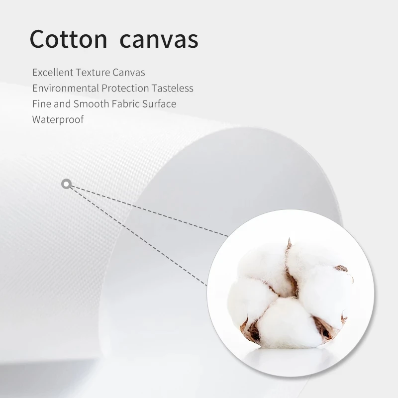 Abstract White and Golden Flower Canvas Painting Modern Prints and Posters Wall Art Pictures for Living Room Home Decor Unframed - Image 6