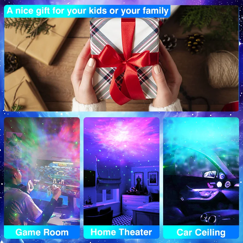 Astronaut Projector Galaxy Starry Night Lights for Bedroom LED Nebula Lamp Decoration Child Adult Holiday Gift - Image 6