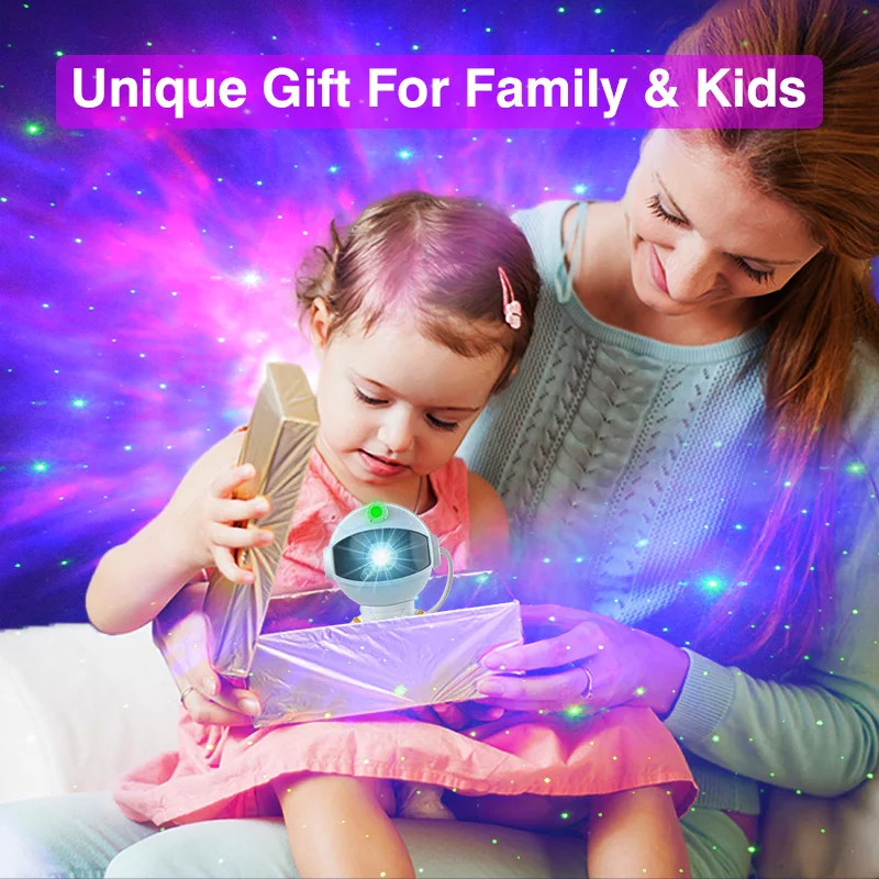 Astronaut Projector Galaxy Starry Night Lights for Bedroom LED Nebula Lamp Decoration Child Adult Holiday Gift - Image 5